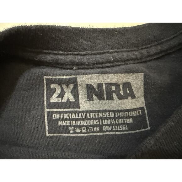 NRA Shirt Mens 2XL Black Don't Tread On Me National Rifle Assoc Back Graphic Hit - Picture 3 of 7
